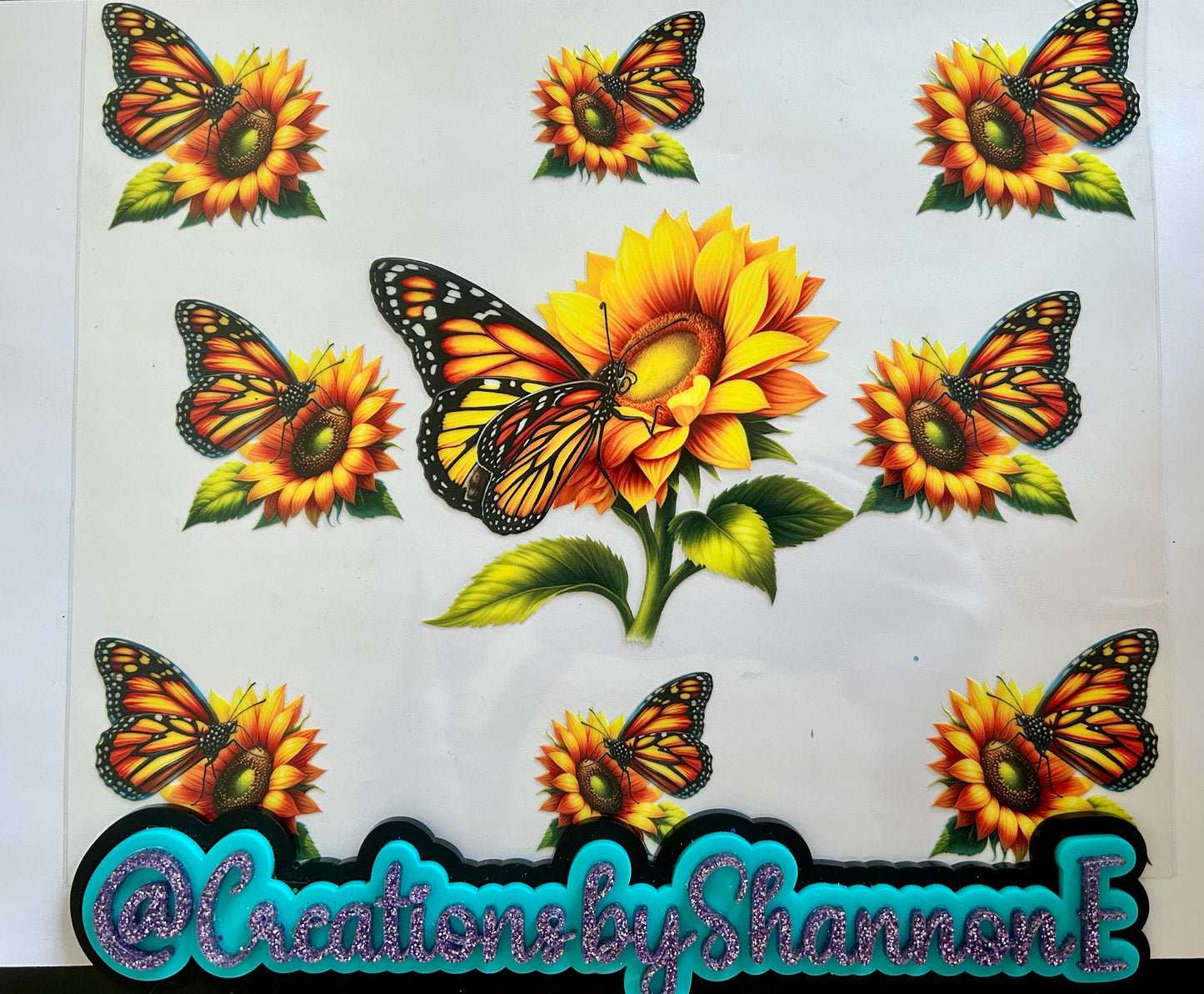 Butterfly and Sunflower 20oz