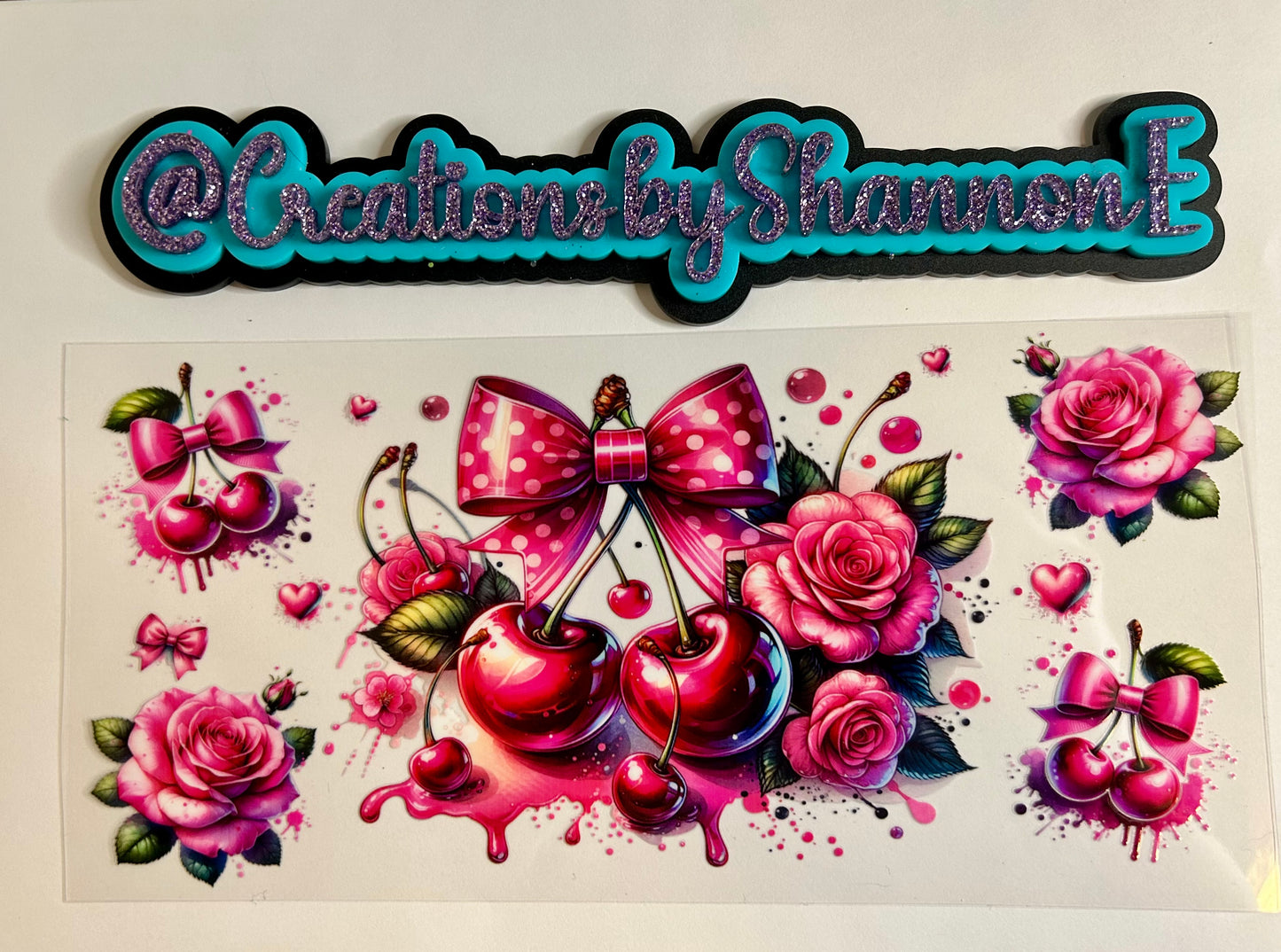 Cherries and bow