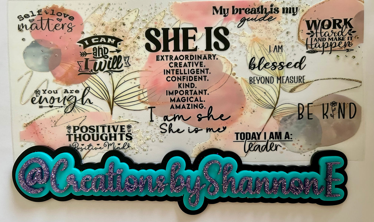 Positive affirmations