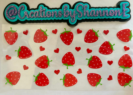 Strawberries and hearts