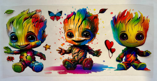 Splash of Color Groot